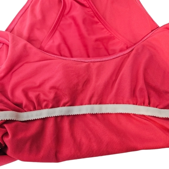 Ninety Nine Hot Pink 1 Piece Pineapple Swimsuit Bathing Suit Size Large Juniors - Picture 6 of 8